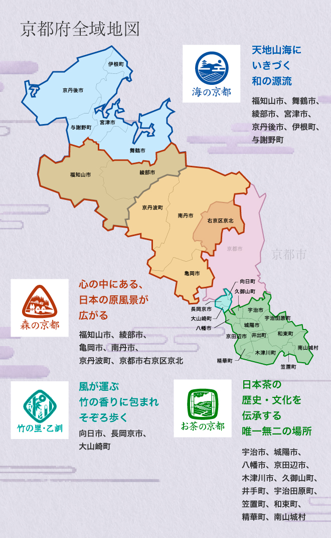 京都府全域地図